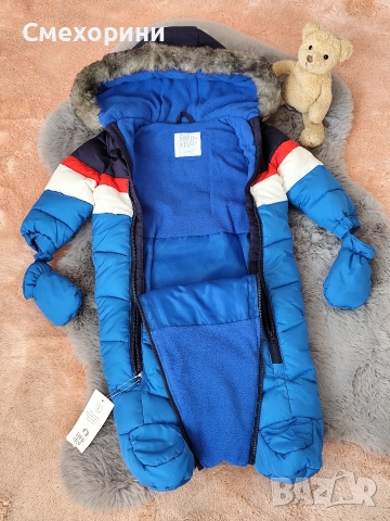 Нов зимен бебешки космонавт ескимос Fred & Flo за момченце 6-9 месеца и ръст 74см, снимка 3 - Бебешки ескимоси - 52844397