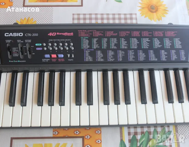 Casio CTK-200 Keyboard 40 Song Bank , снимка 3 - Синтезатори - 47601438