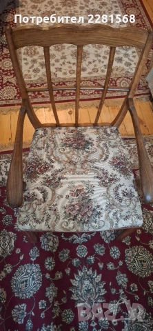 Старинни автентични мебели от началото на миналия век от масив с резба, снимка 10 - Антикварни и старинни предмети - 53941793