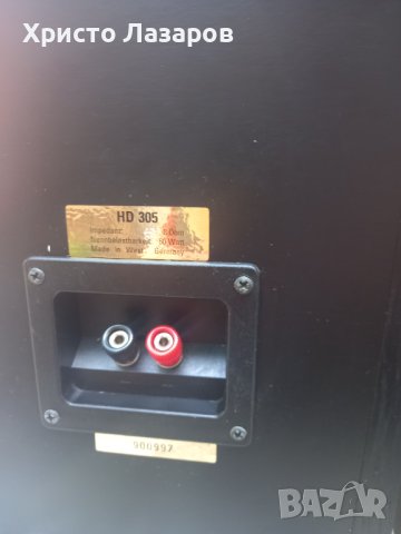 Тонколони Hans Deutsch HD 305 HD, снимка 4 - Тонколони - 42301455