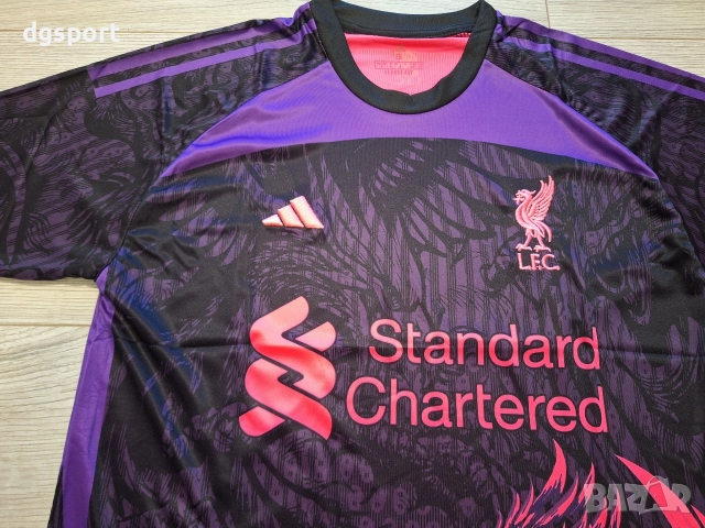 Флуорисцентна фланелка на Ливърпул нов модел !!!, снимка 3 - Футбол - 52627181