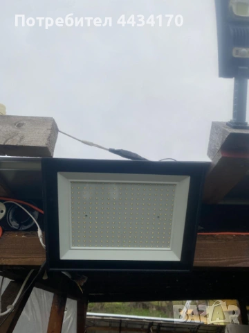 Спешно! Мощен LED прожектор V-TAC 200W – 17 600 Lm + Датчик за движение