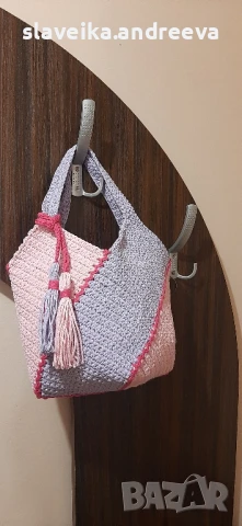 ръчно плетена чанта, снимка 2 - Чанти - 50967520