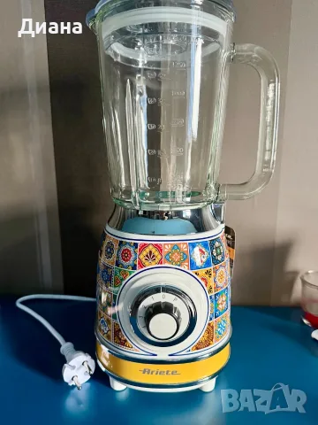 Блендер Ariete VINTAGE със стъклена кана – Positano, снимка 4 - Блендери - 56234699