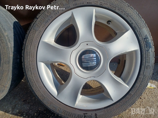 Оригинални джанти 4х100 15ки VW Seat, снимка 4 - Гуми и джанти - 53135874