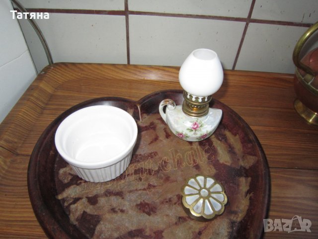 Керамични  настолни лампи , комплект кер.съдове ,обшити с ратани свещници, снимка 17 - Декорация за дома - 32097728