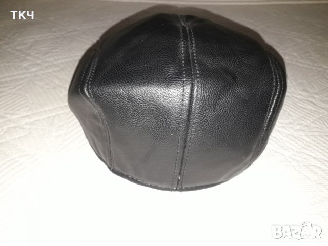 Кожена шапка (каскет), снимка 4 - Шапки - 30903526