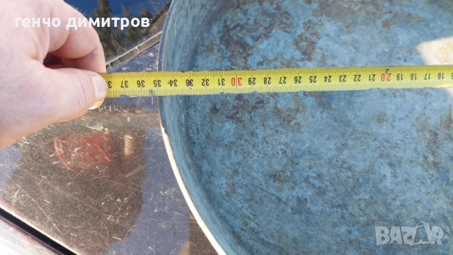медна тава на фабрика Янко Зантопулов Варна, снимка 2 - Антикварни и старинни предмети - 44582044