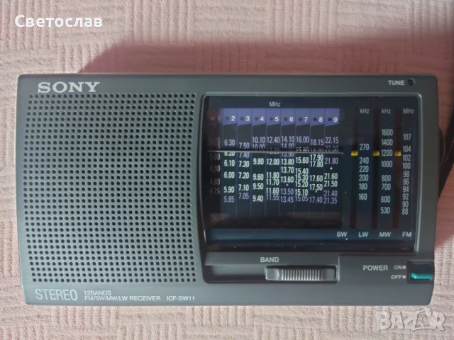 Нов радиоприемник SONY ICF-SW11, снимка 2 - Радиокасетофони, транзистори - 48738753