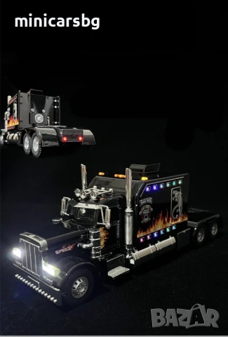 Американски влекач 1:24 , снимка 4 - Колекции - 54222392