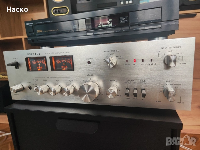 Стерео усилвател Scott 460A, снимка 4 - Ресийвъри, усилватели, смесителни пултове - 54102402