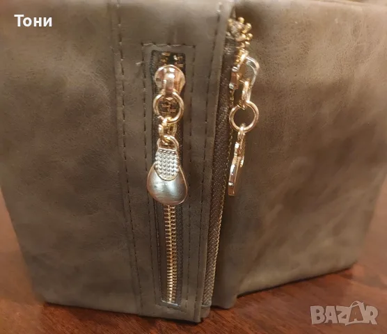 Ново Дамско Портмоне Изцяло От Естествена Кожа 