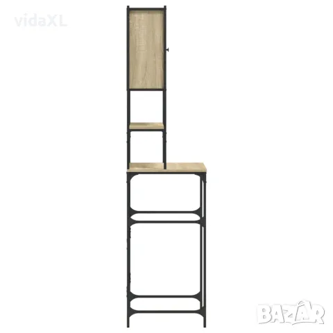 vidaXL Шкаф за пералня, дъб сонома, 68x48,5x194 см, снимка 9 - Шкафове - 56148230