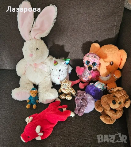 Лот от 10 плюшени играчки