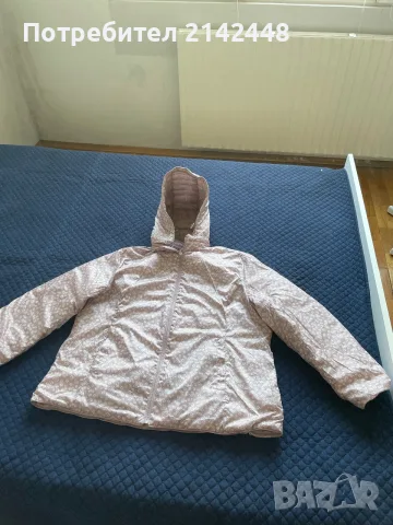 Продавам дамско яке с две лица и с качулка , снимка 7 - Якета - 56002819