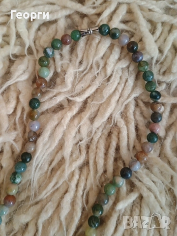 Гердан с натурални Ахати, снимка 5 - Колиета, медальони, синджири - 52375981