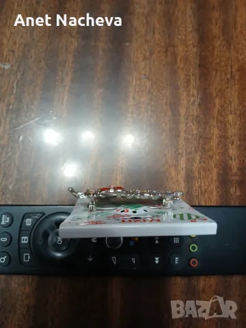 Брошка Коледно Новогодишна с игла-закопчалка , снимка 2 - Други - 48216907