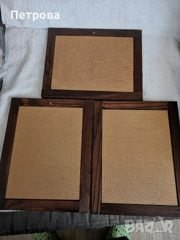 лот от 3 винтидж картини , снимка 5 - Картини - 54292836