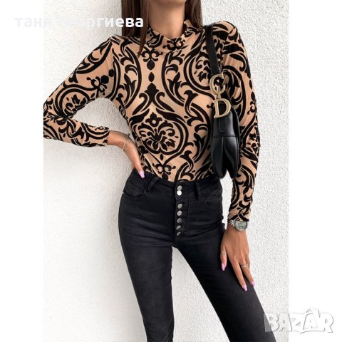 нежна блузка, снимка 5 - Блузи с дълъг ръкав и пуловери - 30130821