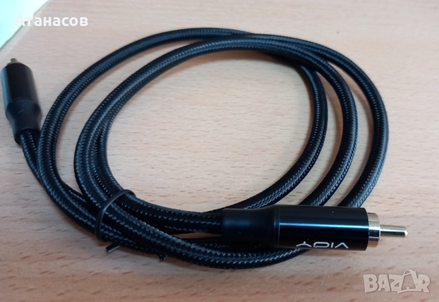 Нови RCA-RCA кабели VIOY подходящи за аудио и видео сигнали 1м.  , снимка 2 - Други - 52842258
