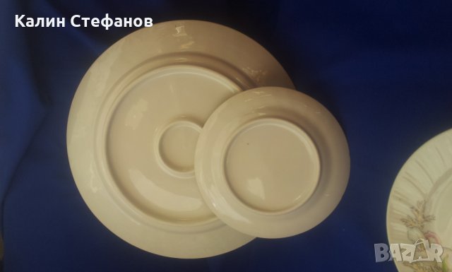 Порцеланов комплект за торта или ордьоври, салата 6 малки и 1 голяма, снимка 7 - Сервизи - 32009885