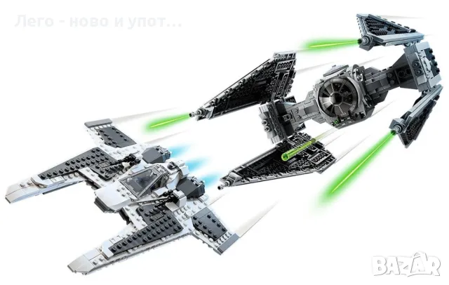 НОВО LEGO Star Wars 75348 - Мандалорски изтребител срещу Тай прехващач, снимка 3 - Конструктори - 48960127