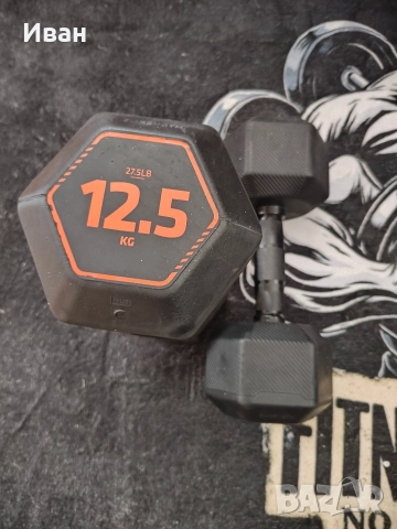 Дъмбели Hex Corength 12,5 kg.