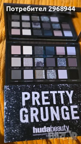 Huda Beauty Pretty Grunge Palette, снимка 10 - Декоративна козметика - 53210583