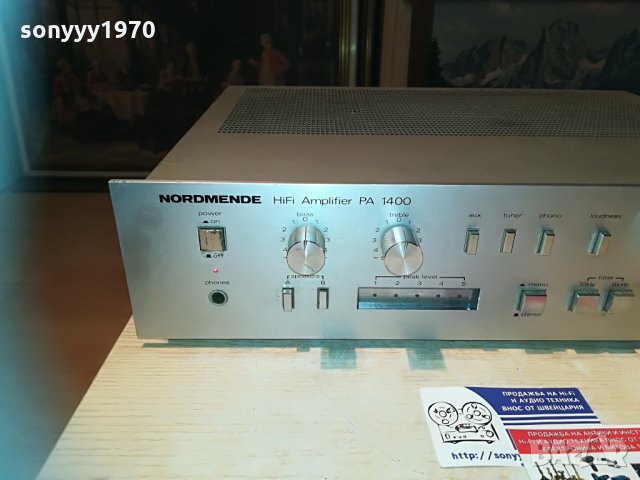 nordmende pa1400 hifi stereo ampli-450w-внос switzerland, снимка 12 - Ресийвъри, усилватели, смесителни пултове - 29684225