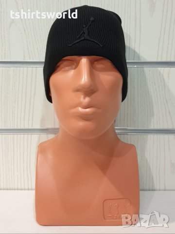 Нова зимна шапка на марката Michael Jordan с черно лого , снимка 6 - Шапки - 42892029