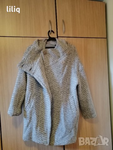 Страхотно италианско вълнено палто като ново, снимка 3 - Палта, манта - 34943903