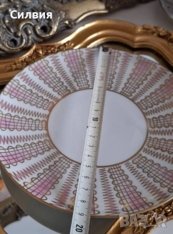 Троен сет, ретро порцелан , снимка 9 - Сервизи - 54168410