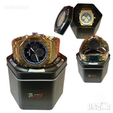 Мъжки часовник BISTEC с елегантен дизайн и висока функционалност, снимка 6 - Мъжки - 49570617