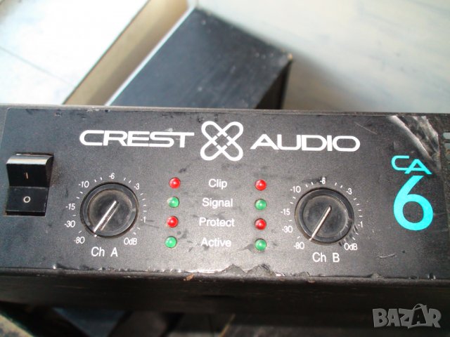 Crest Audio CA6 Power Amplifier Кутия и захранване