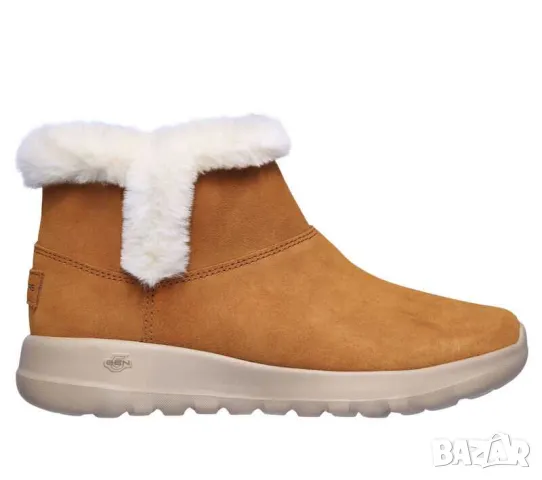 Дамски боти с подплата Skechers Pro Walk, Светлокафяви, 260 мм, 39 