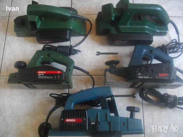 BOSCH-Синя Профи/Зелена Серия-Ел.Ренде-Хобел-900W-600W-750W-450W-Швейцария/Германия-Различни-Отлични, снимка 2 - Други инструменти - 37456540