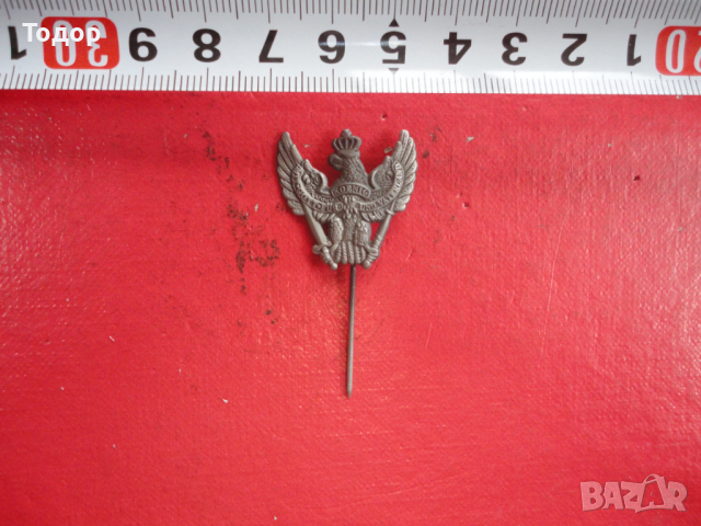 Старинен армейски знак Орел, снимка 2 - Колекции - 44714500