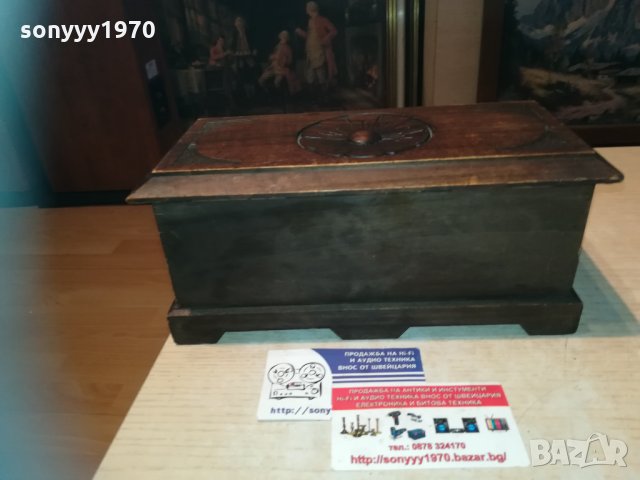 дървена кутия-25х12х11см-внос франция, снимка 14 - Колекции - 30194075