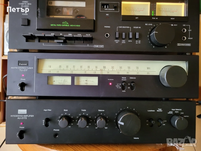 SANSUI AU-217, TU-217-сет, снимка 5 - Ресийвъри, усилватели, смесителни пултове - 52075119