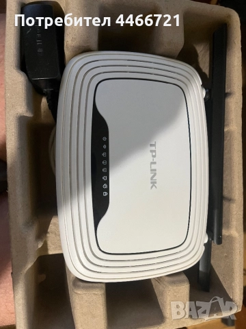 Рутер TP-Link TL-WR841N, снимка 2 - Рутери - 52909043