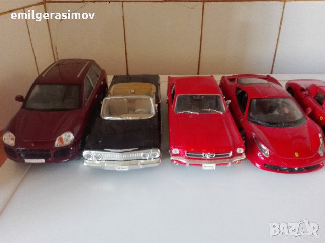 Метални колички , мащаб 1:24., снимка 2 - Колекции - 35699603