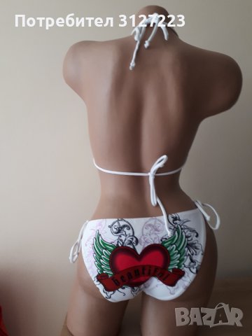 Бански в черно и бяло, снимка 4 - Бански костюми - 36799365