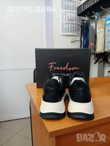 ДАМ.СНИКЪРСИ м9036 черни, снимка 2 - Маратонки - 47352192