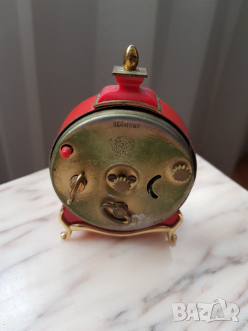 Стар будилник Jerger west germany, снимка 12 - Антикварни и старинни предмети - 36511806