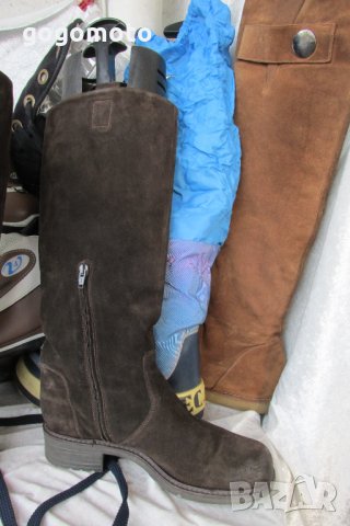 Елегантни,ежедневни дамски ботуши,39 - 40- антихлъзгаща подметка от каучук,100% естествена кожа, снимка 5 - Дамски ботуши - 35097592