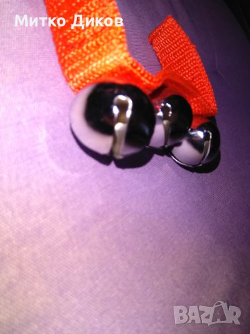 Гривна промазан плат за дете с три звънчета, снимка 3 - Музикални играчки - 44202073