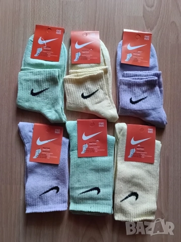 Памучни чорапи Nike различни цветове универсален размер 