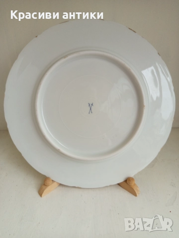 Порцелан чиния Meissen, колекционерска, Philippe d' Orleans , снимка 8 - Антикварни и старинни предмети - 52371878