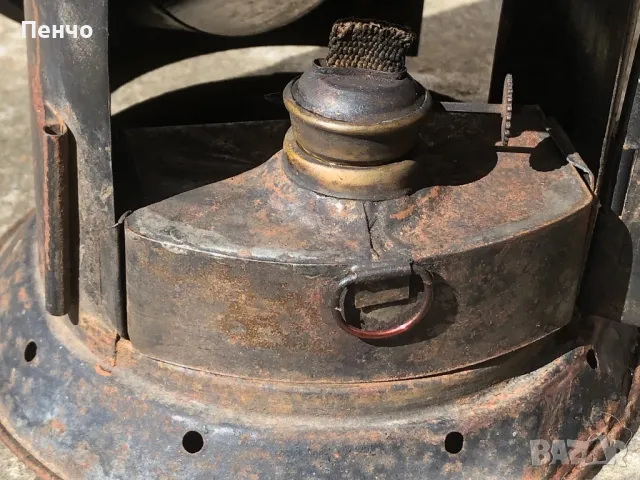 стар немски, военен ЖП фенер, снимка 15 - Антикварни и старинни предмети - 50017117