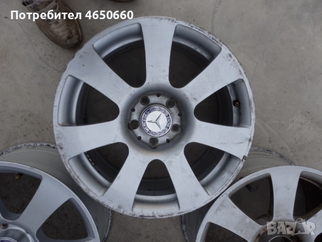 17 цолови алуминиеви джанти за Мерцедес (Mercedes)., снимка 3 - Гуми и джанти - 52611076